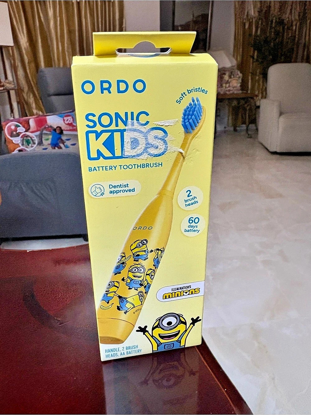 Ordo Sonic Kids Minions Battery Toothbrush